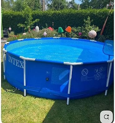 20: Каркасный бассейн Intex Metal Frame Pool - Тип: наземный каркасный — 1