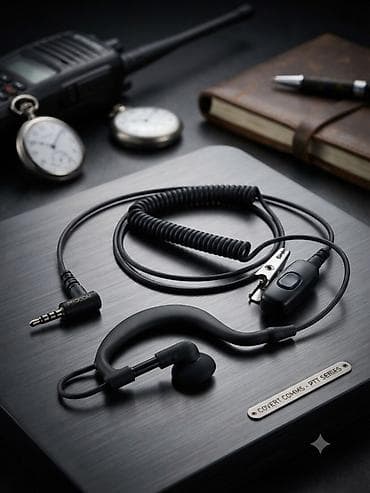 arc mouse: Гарнитура для раций с выносной PTT-кнопкой и G‑образным креплением на — 1