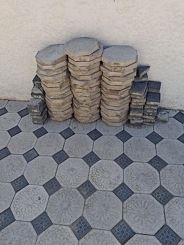 брусчатка басабыз: Тротуарная плитка (набор) - Форма: восьмиугольная (октагон) с — 1