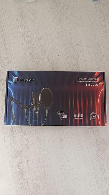 Стриминговый микрофон OKLICK Gaming SM‑700G (USB) Комплект для записи