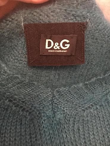 Свитшот Dolce & Gabbana, черный, укороченный силуэт. - Лаконичный
