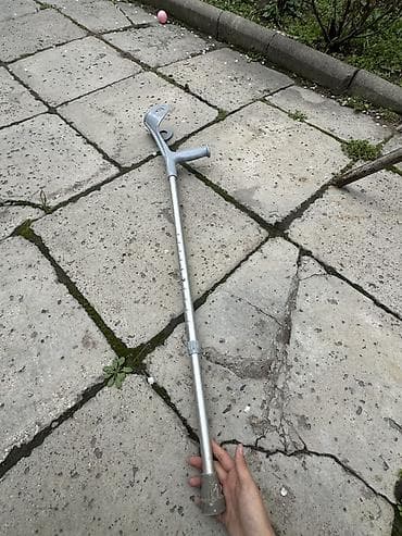 костыли деревянные: Костыль локтевой (канадка), регулируемый - Тип: одноместный локтевой — 1