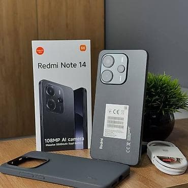 xbox usb: Redmi, Redmi Note 14, Б/у, 128 ГБ, цвет - Серый — 1
