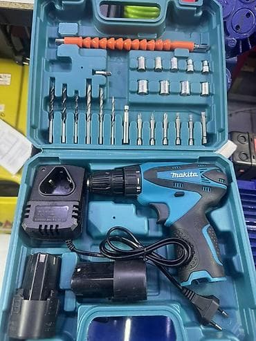 olym spot pro: Аккумуляторный шуруповёрт/дрель Makita в кейсе — набор для сверления и — 1