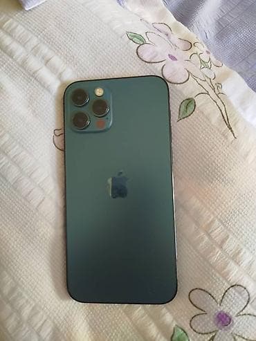 iphone x kg: IPhone 12 Pro, Б/у, 128 ГБ, Pacific Blue, Защитное стекло, Чехол, 77 % — 3