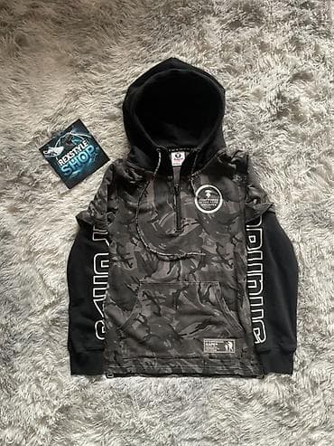 Толстовки: Толстовка AAPE BY A BATHING APE - Модель: худи на молнии до середины — 1