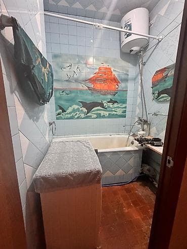 продаю 1 ком кв мкр аламедин 1: 2 комнаты, 50 м², 105 серия, 7 этаж, Косметический ремонт — 3