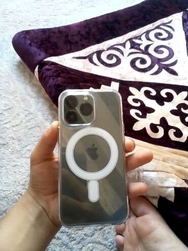 айфон 13 жаны: IPhone 13 Pro, Колдонулган, 256 ГБ, Жашыл, Заряддоочу түзүлүш, Коргоочу айнек, Каптама, 87 % — 5