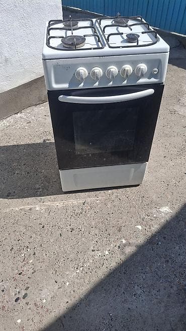 кафе бишкек: Газовая плита Flama, 4 конфорки - Классическая независимая плита с — 1