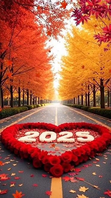 календарь 2023: Фотозона/декор «2025» из роз - Тематическая композиция в виде сердца — 1