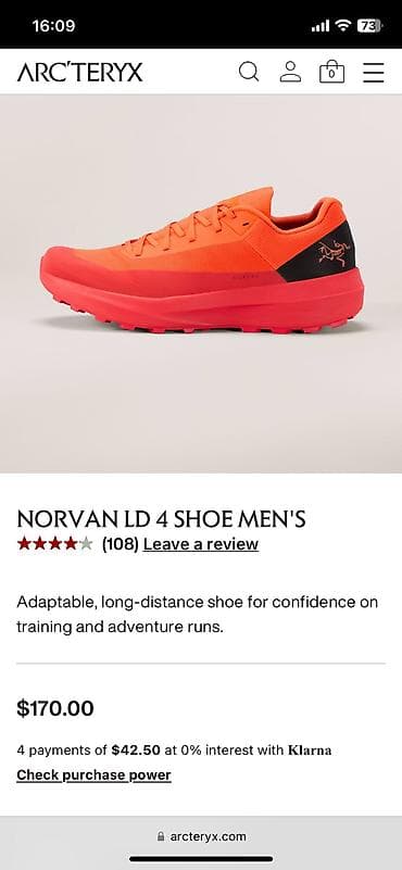 arcteryx купить: ARCTERYX Norvan LD 4 Men’s — кроссовки для трейлраннинга и длительных — 10