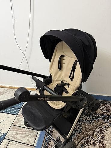 ining baby: Коляска, Другой бренд, цвет - Черный, Б/у, Самовывоз — 1