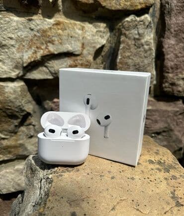 Микрофоны: Airpods 3 Подключается на ios/android Быстрая зарядка Оригинальная — 2