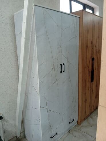 детская кроватка с люлькой и балдахинами: Шкаф для одежды, Новый, Прямой, ЛДСП — 18