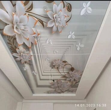 туникафон потолок: Натяжной потолок с декоративным рисунком. Подходит для создания — 10