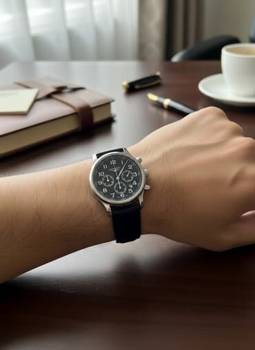 Спецодежда: Автоматические часы-хронограф Longines Master Collection с черным — 1