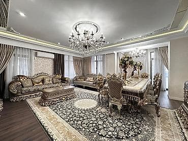 osh flat: 4 комнаты, 222 м², Старый аэропорт Элитка, 6 этаж, Евроремонт — 3