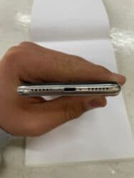 ноутбук apple бишкек: IPhone X, Б/у, 256 ГБ, Белый, 100 % — 8