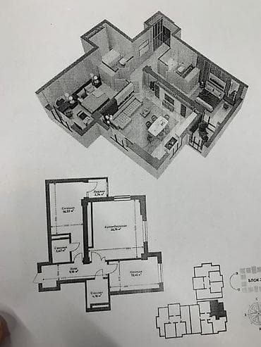 5: 3 комнаты, 77 м², Технопарк Элитка, 5 этаж, ПСО (под самоотделку) — 1