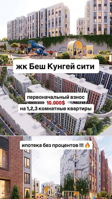 кок ой: 1 комната, 29 м², Элитка, 4 этаж, ПСО (под самоотделку) — 1