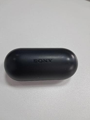 tws: Беспроводные наушники-вкладыши Sony с зарядным кейсом (цвет: черный) — 1
