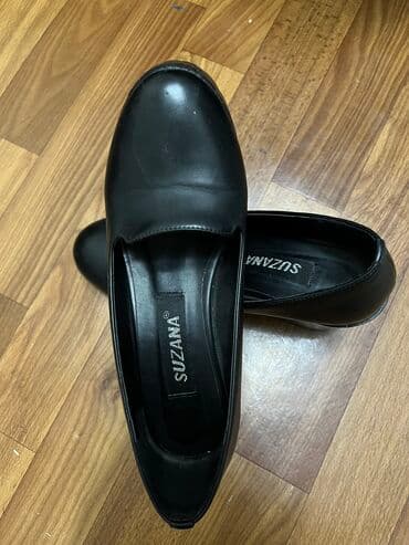 женская модельная обувь больших размеров: Продаю женские осенние туфли 36-37 размера. Чистая кожа. Почти новые — 3