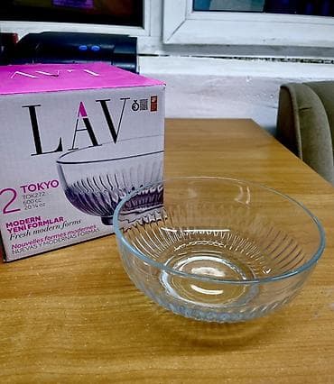 bubble tea: Набор стеклянных салатников LAV Tokyo - В комплекте: 2 шт. - Модель — 2