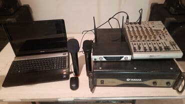 колонка с усилителем: Продаю усилитель комплект [усилител yamaha pl 2400, пулт berenjer — 1