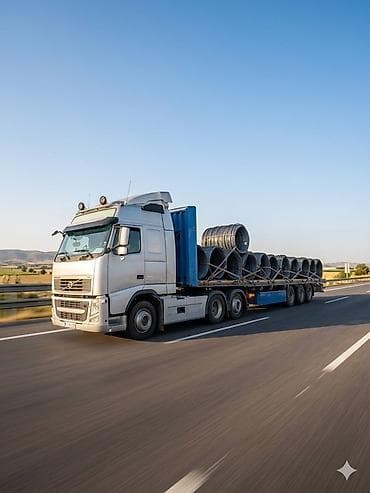 бета 2: Услуги трал шаланда площадка Услуги грузоперевозок тягачом Volvo с — 1
