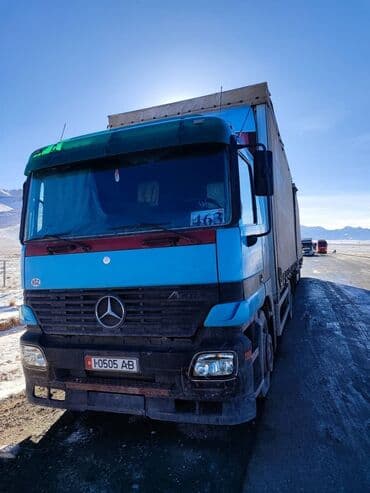 тягач двух мостовой: Тягач, Mercedes-Benz, Тентованный — 2