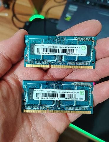 Оперативная память, Б/у, 4 ГБ, DDR3, 1600 МГц, Для ноутбука at lalafo.kg Оперативная память, Б/у, 4 ГБ, DDR3, 1600 МГц, Для ноутбука