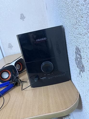 Настольные ПК и комплектующие: Сабвуфер Microlab с регулятором громкости на лицевой панели — 1