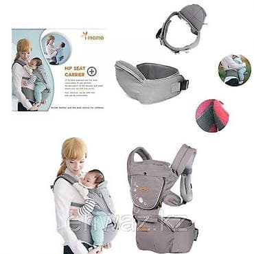 doona x: Эрго-рюкзак с хипситом (пояс‑сиденье), серый - Комбинированная — 3