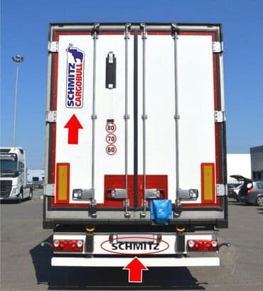 наклейки на мтз: Наклейки на прицеп Шмитз Каргобул в наличии Schmitz Cargobull — 3