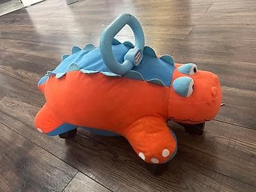 Детская одежда и обувь: Детская каталка Динозаврик, выносливая и очень мягкая. Для деток до — 1