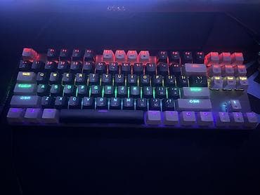 usb lan: Клавиатура, Механическая, Проводное подключение, Размер: 80% — 1