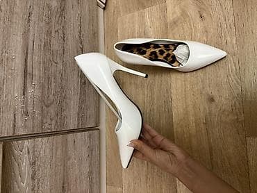 leopard 5: Срочно Продаю НОВЫЕ Лодочки-туфли на шпильке, глянцевая лаковая кожа — 4