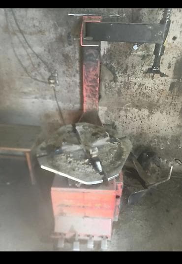 Жарнамалык жабдуулар: Дөңгөлөк чече турган аппарат запчастька редуктор,матор, вакуум иштейт — 1