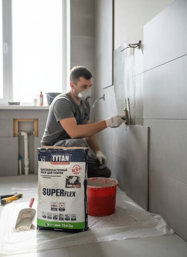 Высокоэластичный клей для плитки Tytan Professional SuperFlex