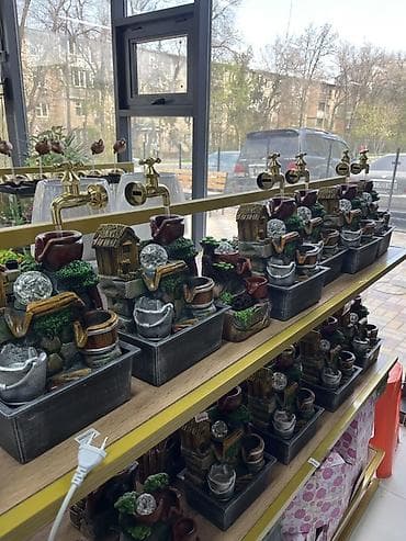 пруды: Настольные декоративные фонтаны с подсветкой - Электрические — 2