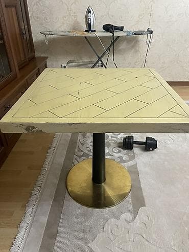 Столы для кафе: Стол для кафе, Б/у, Прямоугольный, Самовывоз, Платная доставка, цвет - Бежевый — 3