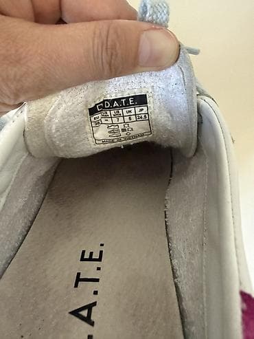 кеди: Кеды D.A.T.E. Hill Low Calf White-Fuxia Производство Италия — 5