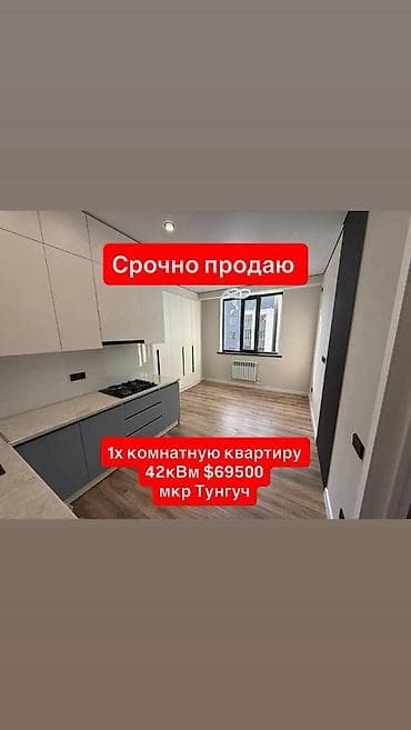 8: 1 комната, 42 м², Элитка, 8 этаж, Евроремонт — 1