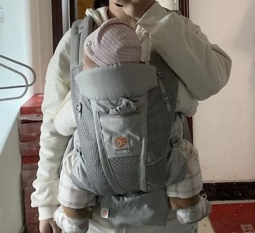 Детский мир: Эргорюкзак-переноска Ergobaby OMNI Breeze (SoftFlex Mesh), серый - — 2