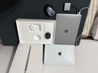 макбук айр: Ноутбук, Apple, 8 ГБ ОЭТ, Apple M1, 13.3 ", Колдонулган, Оюндар үчүн, эс тутум SSD — 10