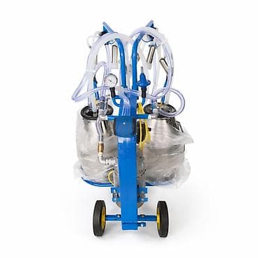 молочный машинка: Доильный аппарат с сухим (безмасляным) насосом, 2 бидона — 1