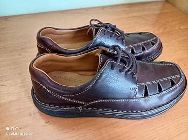 Туфли: Мужские туфли, 42, Б/у, цвет - Коричневый — 2