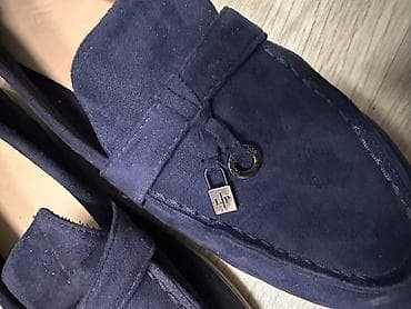кроксы маквин: Лоферы, 41, Loro Piana, Б/у, цвет - Синий — 3
