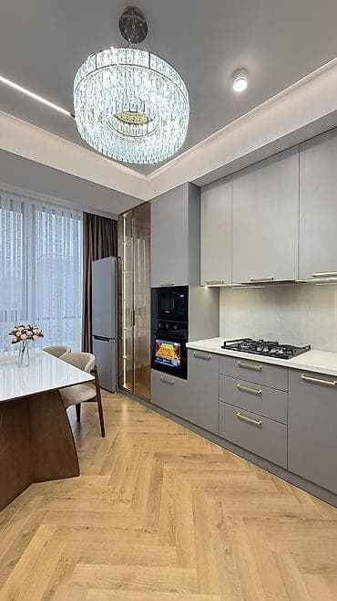 Квартиры: 3 комнаты, 96 м², Асанбай мкр Элитка, 13 этаж, Дизайнерский ремонт — 10