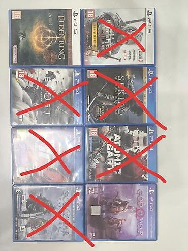 Коллекция дисков для PlayStation (PS4 и PS5) Диски от PS4 так же